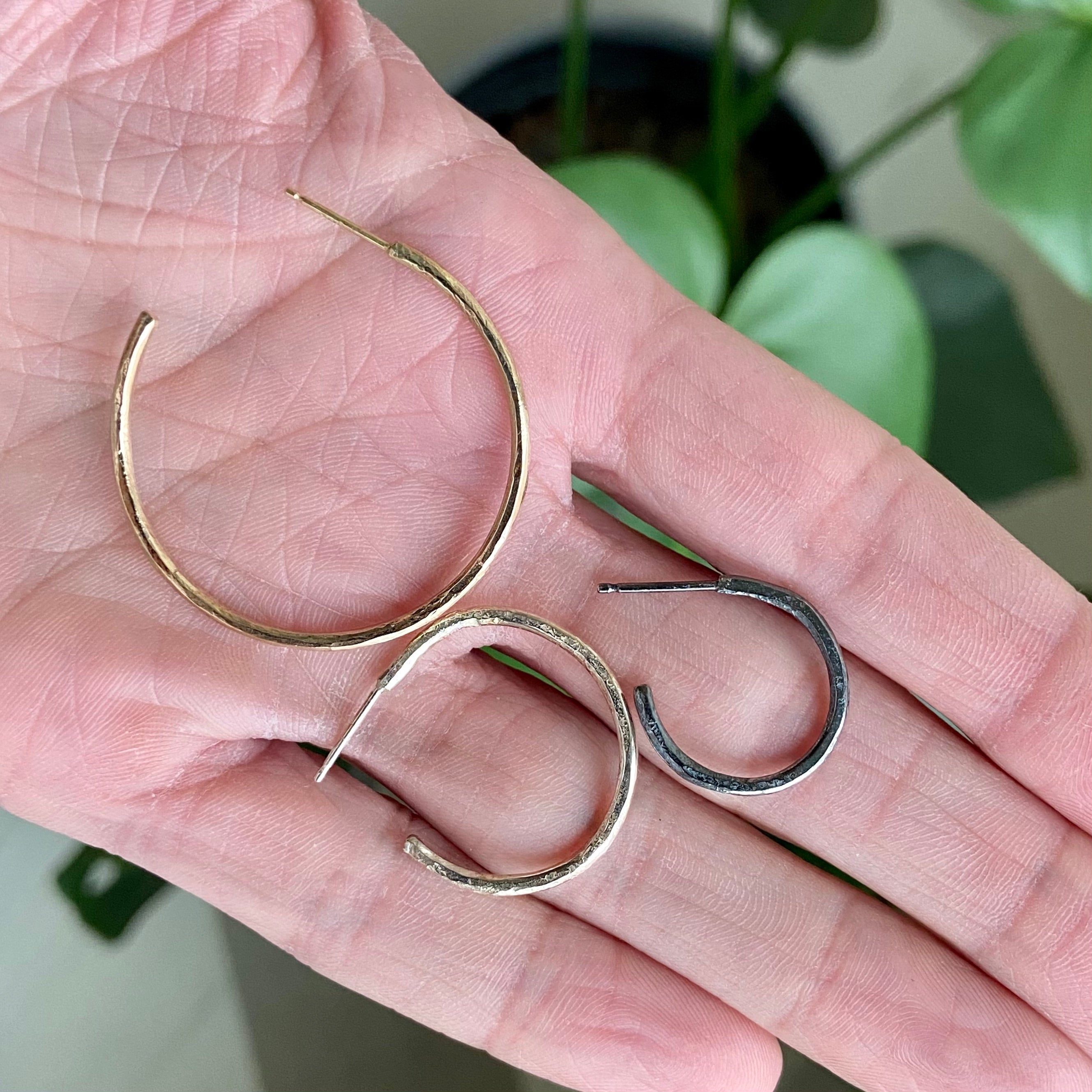 アクセサリー SOPHISTICATED VINTAGE / Solid hoop /45mm Silver Classic 90s Hoops | Skelton Jewelry